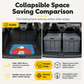 Cute Cartoon Folding Car Trunk Organizer Bin Large Capacity Collapsible Storage Basket for Sundries