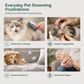 Pet Dematting Comb and Deshedding Brush for Dogs and Cats