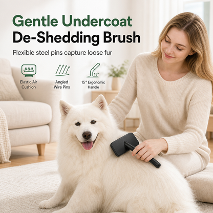 Pet Dematting Comb and Deshedding Brush for Dogs and Cats